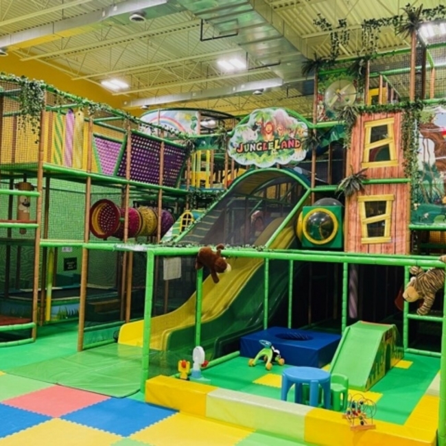 Jungle Land is a popular indoor playground in Toronto Jungle Land is a popular indoor playground in Toronto